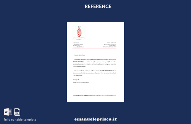 modello di riferimento per la chiusura del Bahrain Al Salam in stile verificato